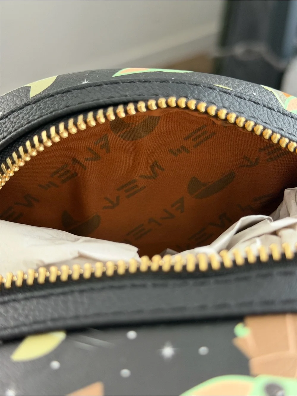 Loungefly Mandalorian Grogu Black Mini Backpack